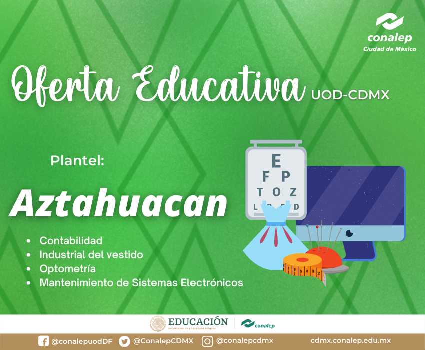 Profesional Técnico Bachiller - Plantel Aztahuacan | AZTAHUACAN-CONALEP ...