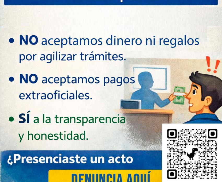 CERO TOLERANCIA A LA CORRUPCIÓN 