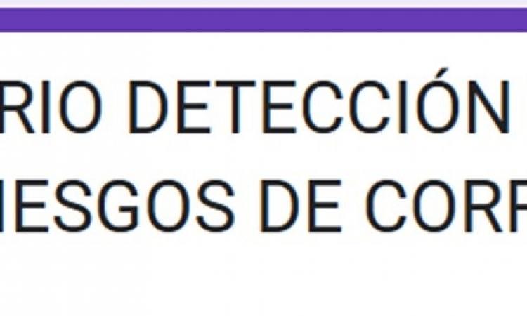 CUESTIONARIO DETECCIÓN DE POSIBLES RIESGOS DE CORRUPCIÓN