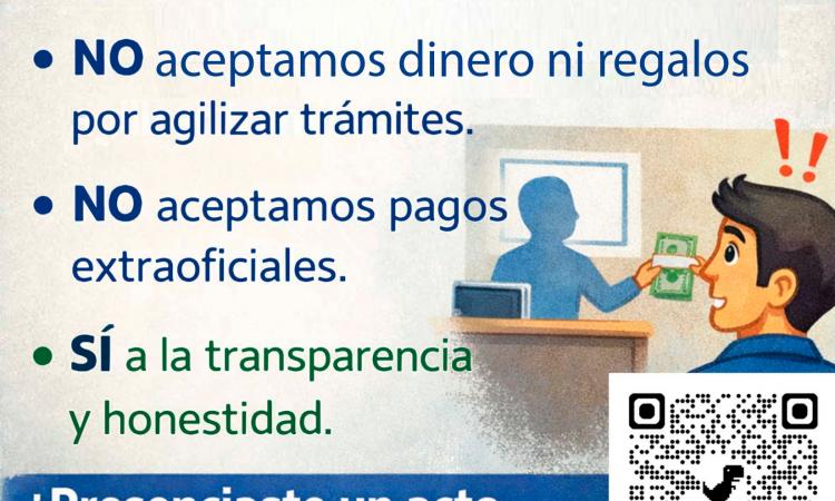 CERO TOLERANCIA A LA CORRUPCIÓN 