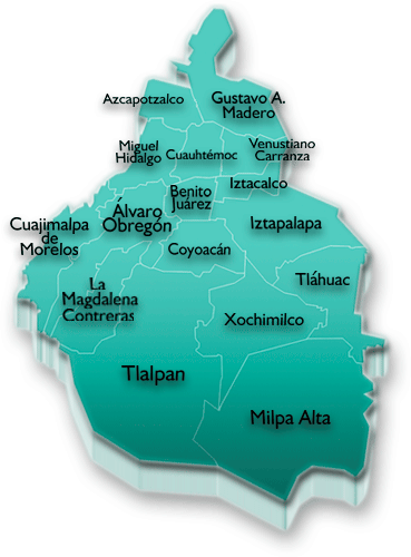 Mapa CDMX