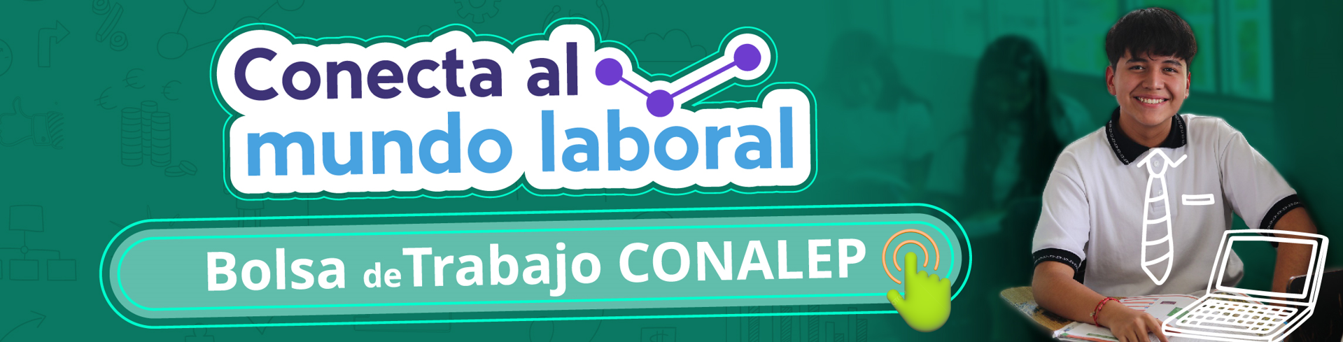 Da Click en la imagen para acceder a la Bolsa de Trabajo CONALEP
