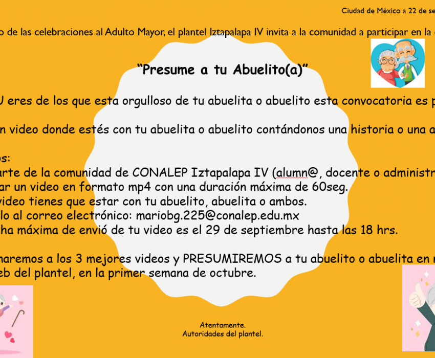 Presume a tu abuelito