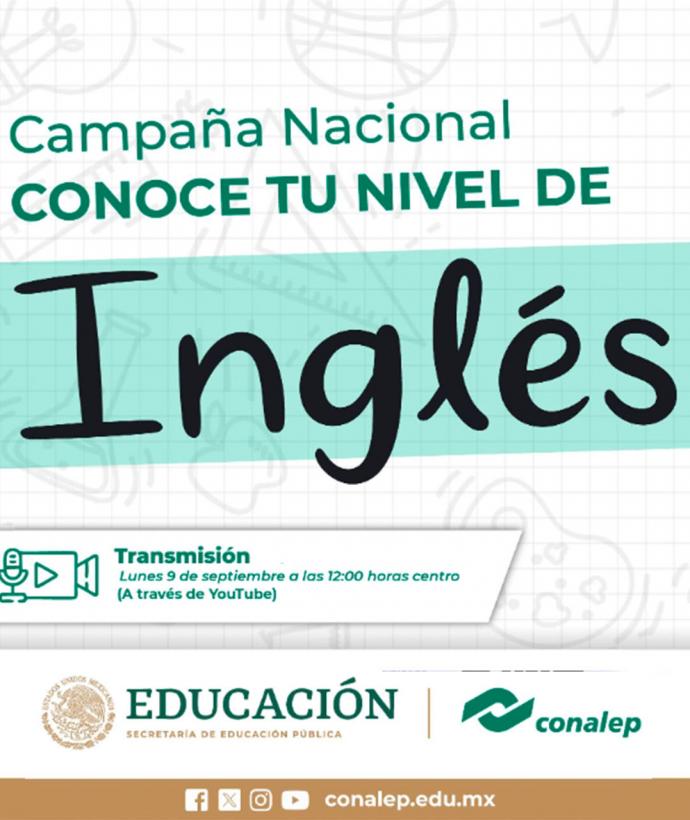 Campaña Nacional "Conoce tu nivel de Inglés"