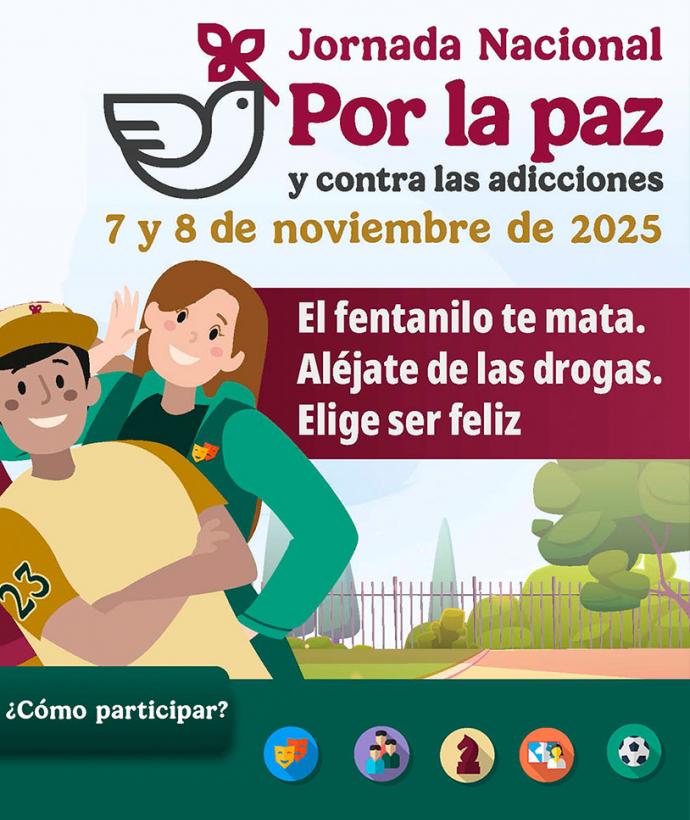 Jornada Nacional por la Paz y Contra las Adicciones