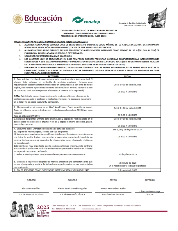 CALENDARIO SOLICITUD REGULARIZACION