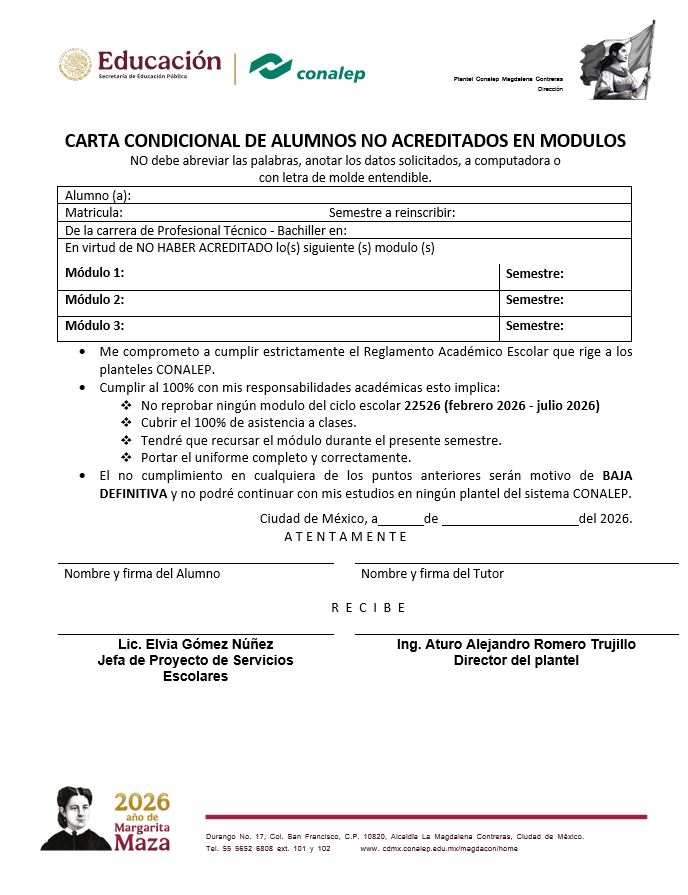 carta condicional
