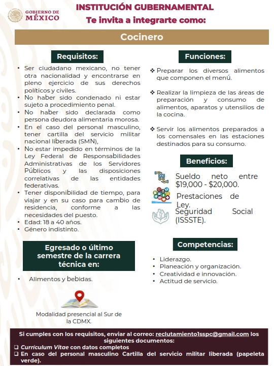 VACANTE COCINEROSSP